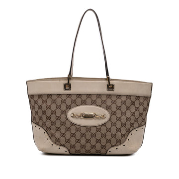 Gucci GG Canvas Punch Tote