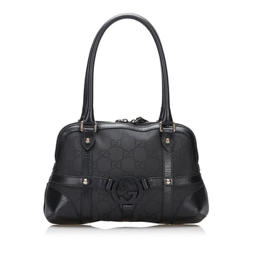 Gucci GG Canvas Reins Handbag (SHG-kxn1Yk)