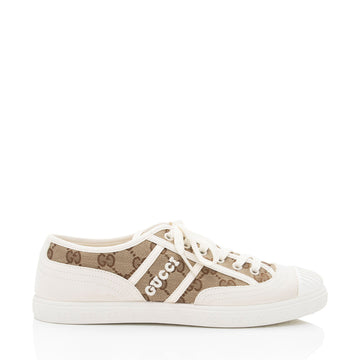Gucci GG Canvas Sneakers - Size 8 / 38 (SHF-lc2jmk)