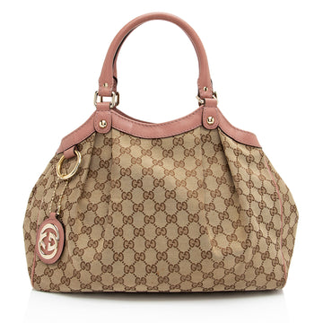 Gucci GG Canvas Sukey Medium Tote (SHF-3dmy1R)