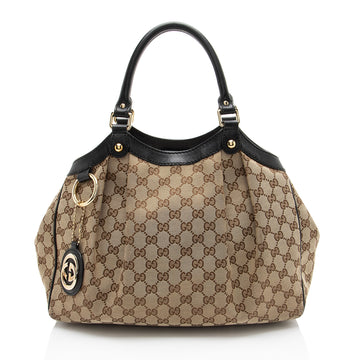 Gucci GG Canvas Sukey Medium Tote