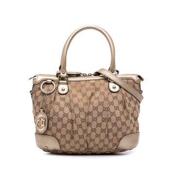 Gucci GG Canvas Sukey Satchel