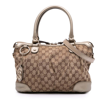 Gucci GG Canvas Sukey Satchel