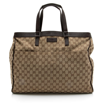 Gucci GG Canvas Tote (SHF-23527)