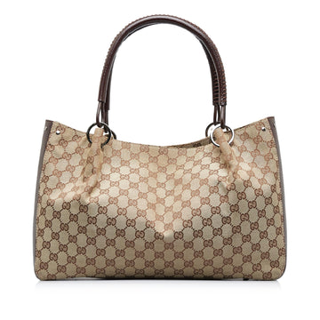 Gucci GG Canvas Tote (SHG-19tYgv)