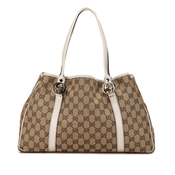 Gucci GG Canvas Twins Tote (SHG-Tw8Kwa)