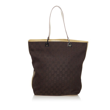Gucci GG Canvas Web Tote Bag (SHG-36167)