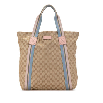 Gucci GG Canvas Web Tote