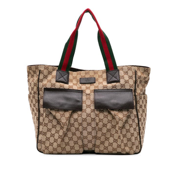 Gucci GG Canvas Web Tote