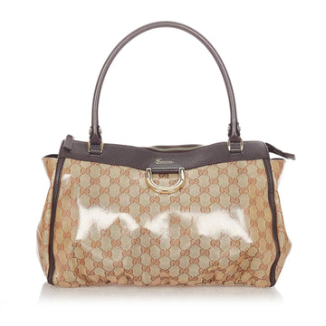Gucci GG Crystal Abbey-D Ring Tote Bag (SHG-21367)