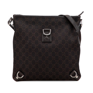Gucci GG Denim Abbey D Ring Crossbody