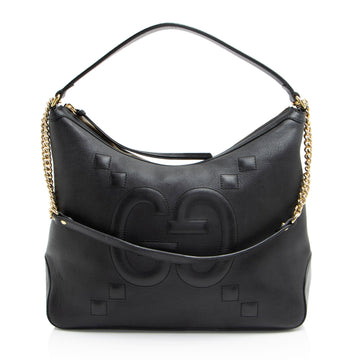 Gucci Jumbo GG Embossed Calfskin Apollo Large Shoulder Bag