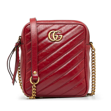 Gucci GG Marmont Double Zip Camera Bag (SHG-B9hwew)