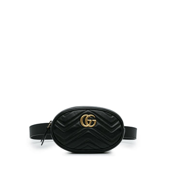 Gucci GG Marmont Matelasse Belt Bag (SHG-ViYF48)