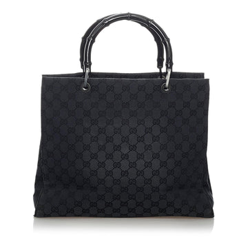 Gucci GG Nylon Bamboo Tote Bag (SHG-31419)