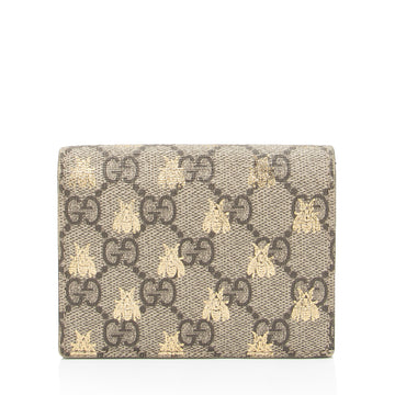 Gucci GG Supreme Bee Card Case
