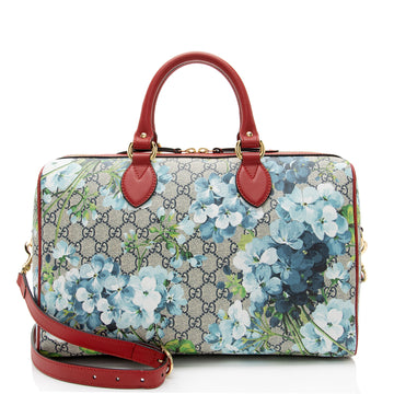 Gucci GG Supreme Blooms Medium Boston Bag (SHF-XceVYh)