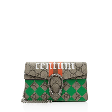 Gucci GG Supreme Centum Dionysus Super Mini Bag (SHF-nCrSGn)