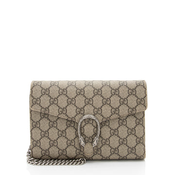 Gucci GG Supreme Dionysus Chain Wallet (SHF-DKjzyf)