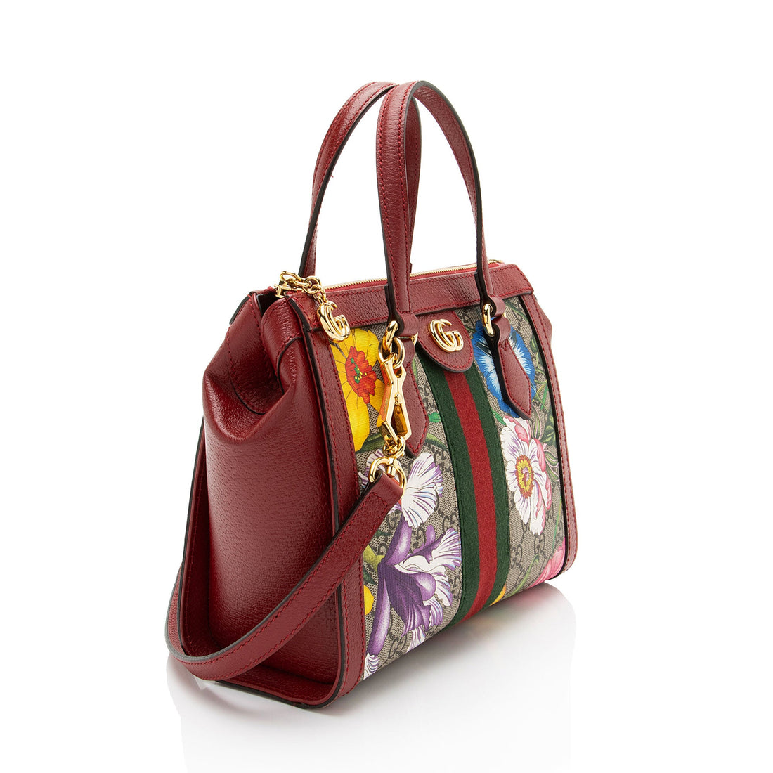Gucci GG Supreme Flora Ophidia Small Tote
