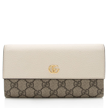 Gucci GG Supreme GG Marmont Continental Wallet (SHF-A4ciyB)
