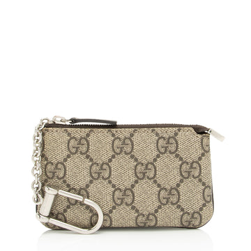 Gucci GG Supreme Key Pouch (SHF-BrByDR)