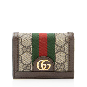 Gucci GG Supreme Ophidia Card Case Wallet