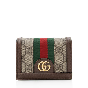Gucci GG Supreme Ophidia Card Case Wallet (SHF-21919)