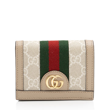Gucci GG Supreme Ophidia Card Case (SHF-forX0L)