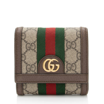 Gucci GG Supreme Ophidia Compact Wallet
