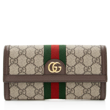Gucci GG Supreme Ophidia Continental Wallet