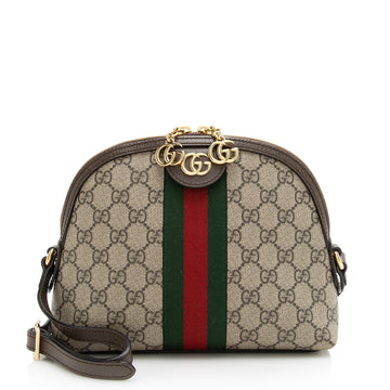 Gucci GG Supreme Ophidia Dome Small Shoulder Bag (SHF-22805)