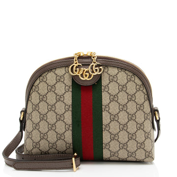 Gucci GG Supreme Ophidia Dome Small Shoulder Bag