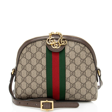 Gucci GG Supreme Ophidia Dome Small Shoulder Bag