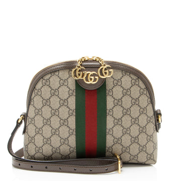 Gucci GG Supreme Ophidia Dome Small Shoulder Bag