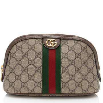Gucci GG Supreme Ophidia Large Cosmetic Case (SHF-eSZ9lu)