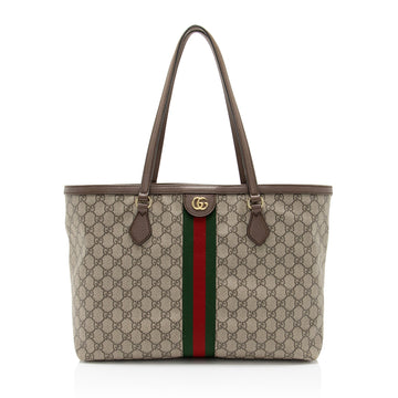 Gucci GG Supreme Ophidia Medium Shopping Tote