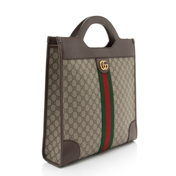 Gucci GG Supreme Ophidia Open Handle Tote