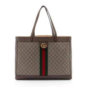 Gucci GG Supreme Ophidia Medium Soft Tote (SHF-Di8TWC)