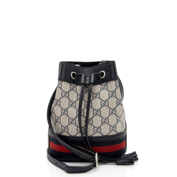 Gucci GG Supreme Ophidia Mini Bucket Bag (SHF-ZawUrB)