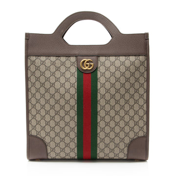 Gucci GG Supreme Ophidia Open Handle Tote
