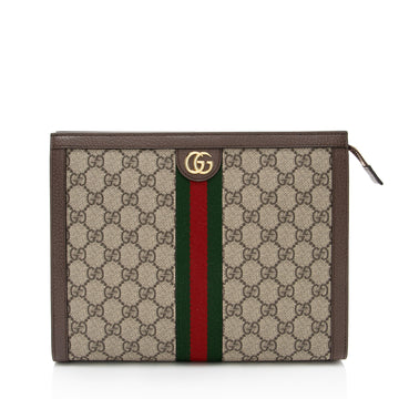 Gucci GG Supreme Ophidia Pouch (SHF-RFZPp0)