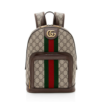 Gucci GG Supreme Ophidia Small Backpack (SHF-bxnAX0)