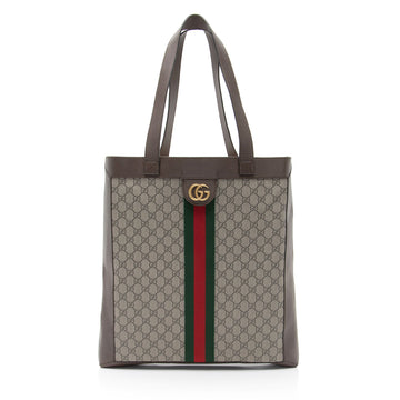 Gucci GG Supreme Ophidia Soft Vertical Large Tote (SHF-kLX3uK)
