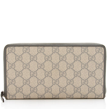 Gucci GG Supreme Zip Around Wallet (SHF-5KQFS4)