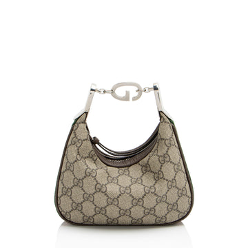Gucci GG Supreme Web Attache Mini Bag