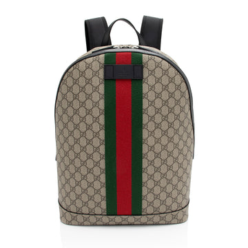 Gucci GG Supreme Web Backpack (SHF-tXMzwM)