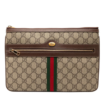 Gucci GG Supreme Web Ophidia Clutch