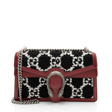 Gucci GG Tweed Dionysus Small Shoulder Bag