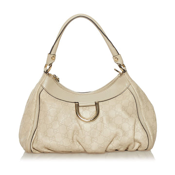 Gucci Guccissima Abbey D-Ring Shoulder Bag (SHG-34908)